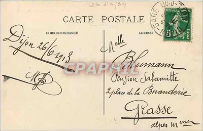 Dijon — Plac Darcy — wydawca nieznany, n° 101 — Rewers