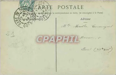 Dijon — Zamek Wody — Zbiory ND Phot, nr 56 — Rewers