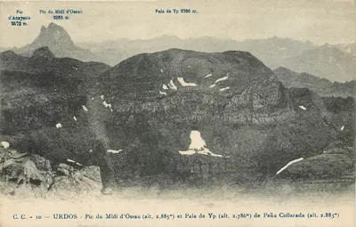 Pic du Midi d'Ossau — Pic d'Anayette e Pala de Yp — URDOS