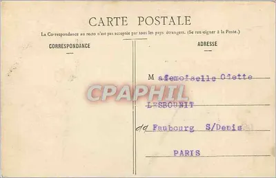 Biarritz Artistique - De Rocher van de Maagd — Collectie Gorce, fot.-edit., Talence (Gironde) — Achterkant