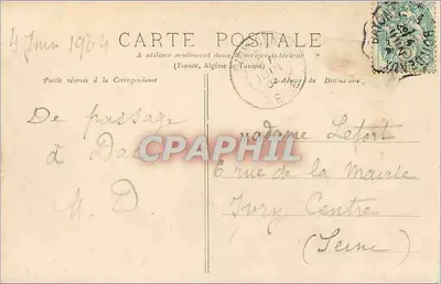 Casa onde nasceu Santo Vicente de Paulo — Ao redor de Dax — Coleção M. L. — Verso