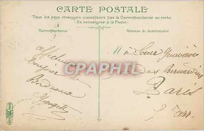 Bordeaux. Katedra Najświętszego Serca Panny Maryi — wydawca L. VACQ — Rewers