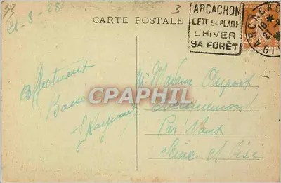 Brzeg basenu w Abatilles — Côte d'Arcachon (Gironde) — Fototypia Marcel Dalbey, Bordeaux, nr 337 — Rewers