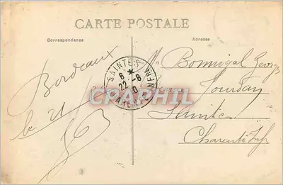 Bordeaux - Fontana del Monumento dei Girondini — A.H. 39, edita da A.H. 39 — Verso