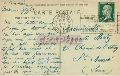 Bordeaux - Les Allées de Tourne (Widok zbudowany z Grand Théâtre) — Rewers