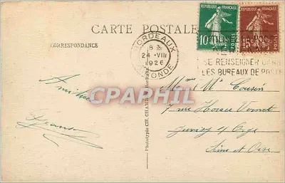 Bordeaux — Most, Ogólny widok — C.B. — Rewers