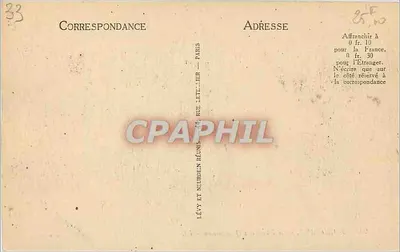 Bordeaux — Plac Quinconces — Selcota, nr 207 — Rewers