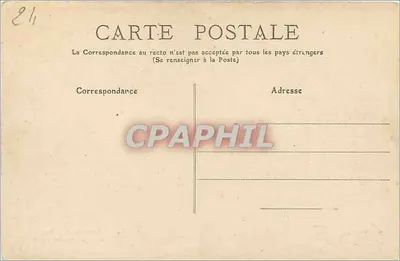 Périgueux — widok z mostu Barris — wydawca nieznany, numer seryjny 104 — Rewers