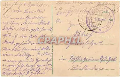 Mulhouse — widok panoramiczny — wydawca nieznany — Rewers