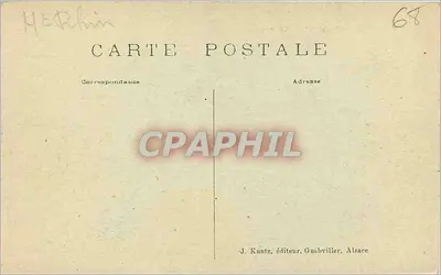 Mulhouse (Alsazja) — Teatr — J. Kuntz, wydawca, Guebwiller, Alsazja — Rewers