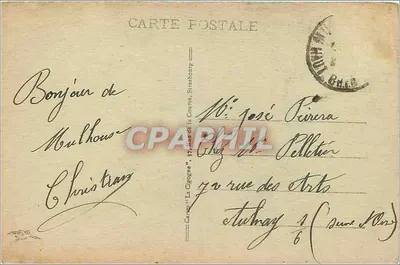Mulhouse — "Le Travail" zwany "Schweissdissi" — nr 101 — Rewers
