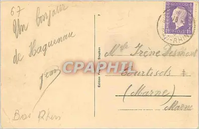 Haguenau — Bairro Rondony — Edição François Stephan n°20 — Verso