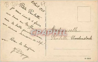 Saverne, dolina Zorn z Griffonem — Zabern i. Els. Zorntal — Rewers