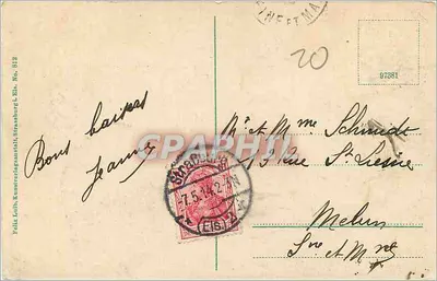Strasbourg i. Els, Goldgiessen und Münster — Strasbourg, Rue d'or e Catedral — A. Herrmann — Verso