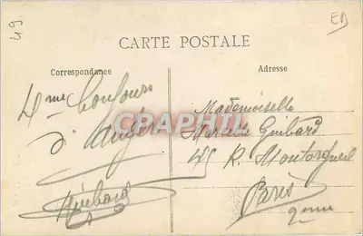 Angers — As duas grandes Torres do Castelo e a Porta dos Campos — L. V., fot. — n° 56 — Verso