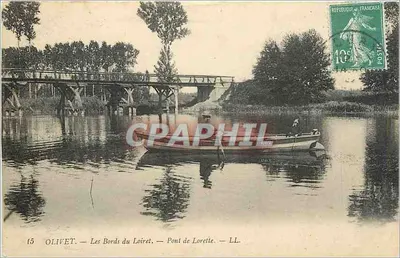 Olivet — As margens do Loiret — Ponte de Lorette — LL.
