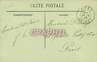 Olivet — As margens do Loiret — Ponte de Lorette — LL. — Verso