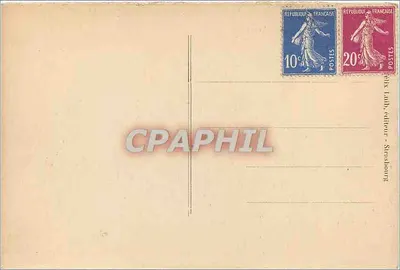 Strasburg — Quai des Pêcheurs — Wydawca Félix Lailh — Rewers