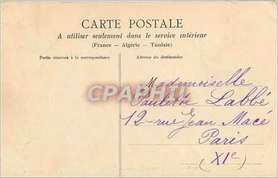 Les Sables-d'Olonne (Vendée) — De oude deuren van de Kerk — Cliché D. B. n° V 71 — Achterkant