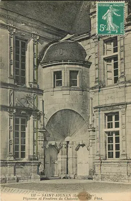 Pignons e Janelas do Castelo — Saint-Aignan (Loir-et-Cher) — ND. Fotografia — 152
