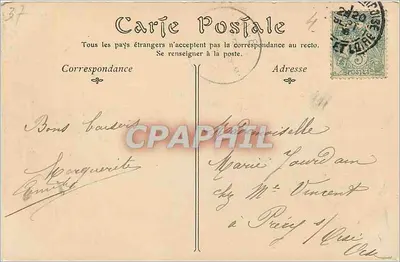Amboise — O Castelo — Editor não identificado, n° de série 30 — Verso