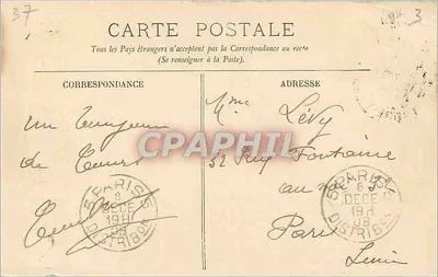 Plessis-les-Tours — Zamek w Plessis-les-Tours — LL, wydawca LL, n° 130 — Rewers