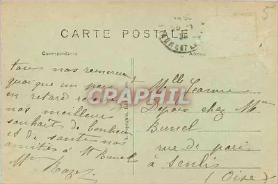 Tours (Indre-et-Loire) — L'Antico Hotel de Ville e il Piazza Rabelais — A.P. — Verso