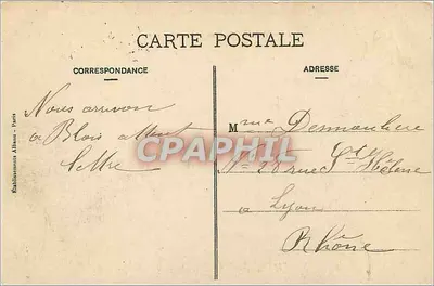 Blois - Quai do Abade Gregório — E. A. — n°69 — Verso