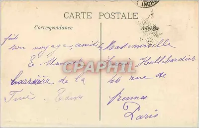 Tours — Hotel de Ville — Wyd. E. Papeghin Tours, nr 101 — Rewers