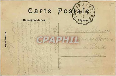 Tours (I.-et-L.) — Katedra św. Gatiana, zbudowana przez 3 wieki, od 1170 do 1547 — A.P. — Rewers