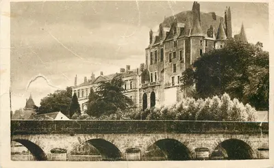 Bilhete postal antigo Chateauroux Indre Le Chateau