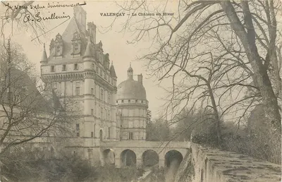 Valençay — O Castelo no Inverno — A. Guillierin