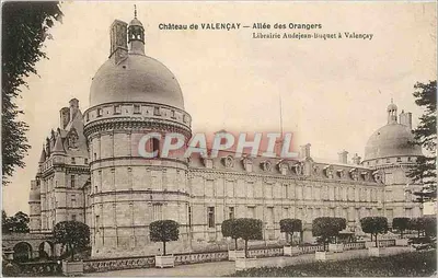 Castelo de Valençay — Avenida dos Laranjeiros — Livraria Audéjean-Buquet em Valençay