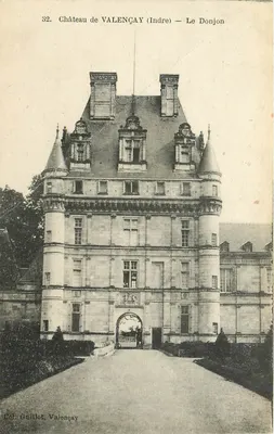 Castelo de Valençay (Indre) — O Donjon — Col. Guillot, Valençay