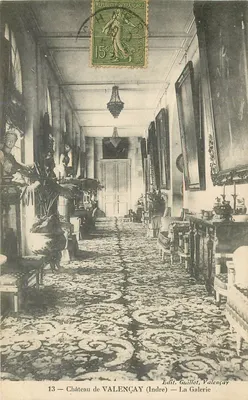 Castelo de Valençay (Indre) — A Galeria — Edit. Guillot, Valençay