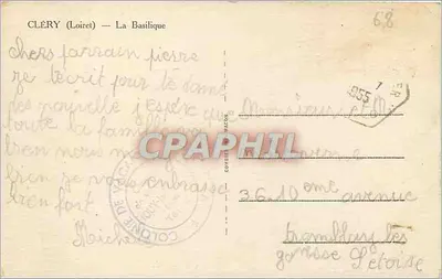 Cléry (Loiret) — A Basílica — Cim — Verso