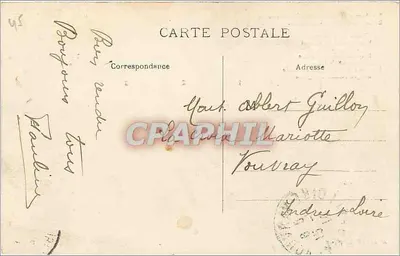 Châteaurenault — Widok ogólny — Wydawca nieznany — Rewers