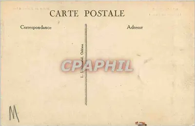 Orléans — Plac Martroi z Statuą Jeanne d'Arc — Wydawca H. LRLÉA — Rewers