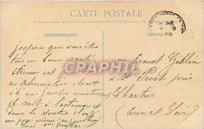 Alrededor de Dreux - El Castillo de Maillebois - Construido bajo Enrique II, está en parte destruido — Ch. Foncault, edit. Dreux — Reverso
