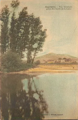 Sancerre — Vista Geral tirada das margens da Loire — Edição L. Haraud, Sancerre