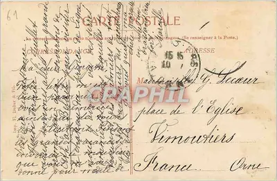 Beloeil. O bassin de Netuno (no Parque do Castelo) — Verso