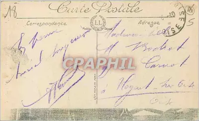 Bourges — Casa da Rainha Branca — Auto. das Damas da França — Verso