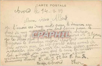 Bourges — Mały Liceum, widok z ulicy Paradis — E.M. nr 364 — Rewers