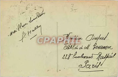 Granville — O Normandy-Hôtel e o Casino — R. Serrand, foto — Verso