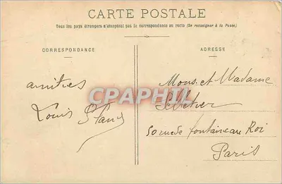 Saint-Pair - A Praia Saint-Nicolas — L. Moddin, Granville, n°160 — Verso