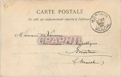 Granville — Os Recifes — A Normandia — Editor: Granville, n°78 — Verso