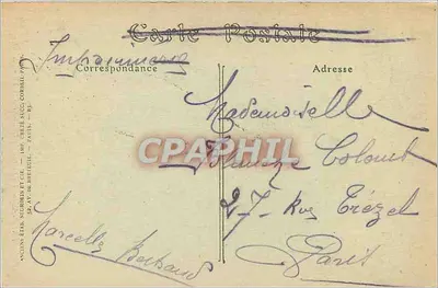 FALAISE — A Estátua de Guilherme o Conquistador — Anciens Elard, Neurubin et Cie — Verso