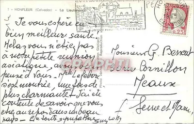HONFLEUR (Calvados) — La Lieutenant — wydawca Glatigny, n°7 — Rewers