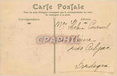 Trouville-sur-Mer — De Rue des Bains — Fot. Duchard — Achterkant