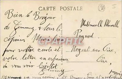 Deauville, 'A Praia das Flores' — Diversões da Praia — G. Auld, editor, n°8 — Verso